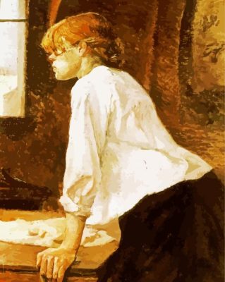 La Blanchisseuse paint by numbers