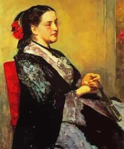 Portrait Of A Lady Of Seville paint by numbers