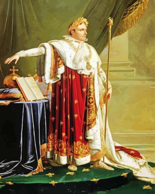 Napoleon Bonaparte paint by numbers