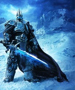 Lich King Arthas Menethil paint by numbers