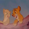 Simba And Nala Characters paint by numbers