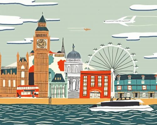 London City Art paint by numbers