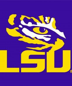 LSU Tigers Logo paint by numbers