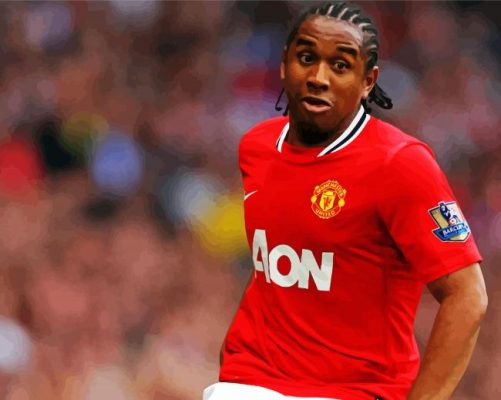 Anderson Luís Player paint by numbers