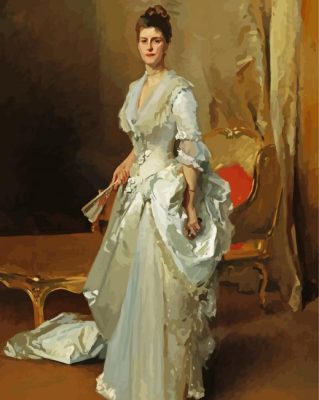 Margaret Stuyvesant Rutherfurd White paint by numbers