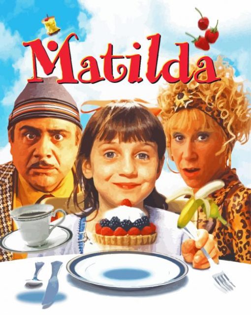 Matilda Poster paint by numbers