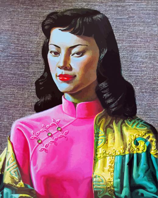 Miss Wrong paint by numbers