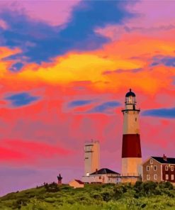 Montauk Point State Park paint by numbers