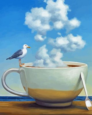Morning At Brown Sugar Beach paint by numbers