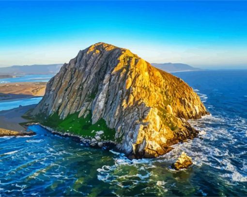 Aesthetic Morro Bay paint by numbers
