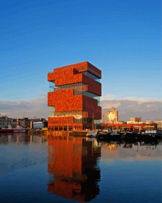 Museum Aan De Stroom paint by numbers