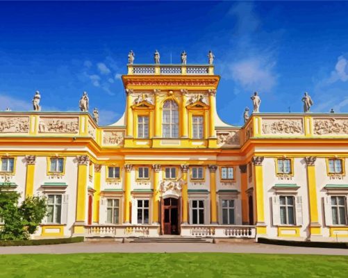 Aesthetic Museum Of King Jan III's Palace At Wilanów paint by numbers