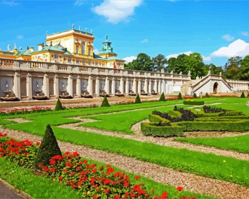 Museum Of King Jan III's Palace At Wilanów paint by numbers
