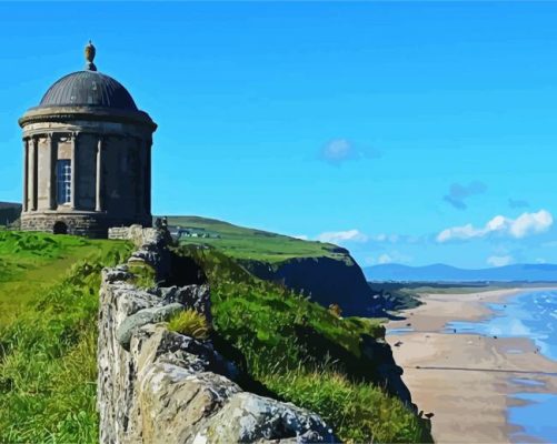 Mussenden Temple paint by numbers