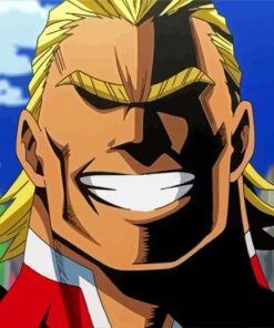 All Might Character paint by numbers