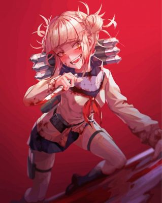 Himiko Toga paint by numbers