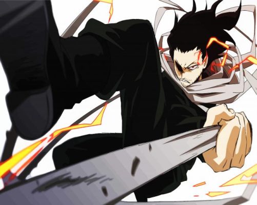 Angry Shōta Aizawa paint by numbers