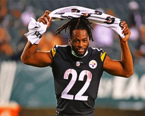 Najee Harris paint by numbers