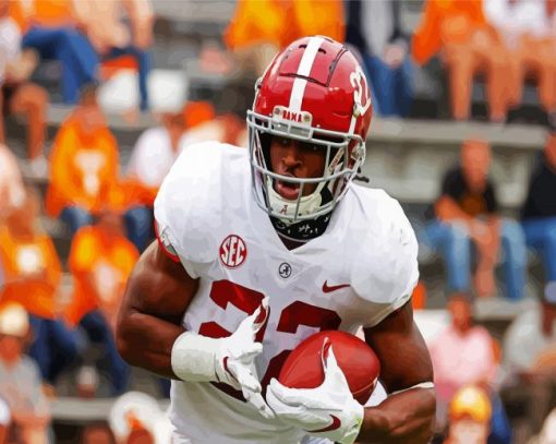 Najee Harris Professional Player paint by numbers