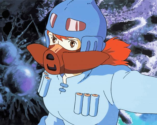 Nausicaä Of The Valley Of The Wind paint by numbers