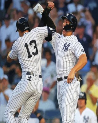 New York Yankees Team Player paint by numbers