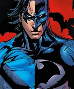 Nightwing Batman Superheroes paint by numbers