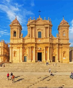 Noto Cathedral paint by numbers