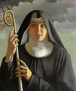 Aesthetic Nun Art paint by numbers