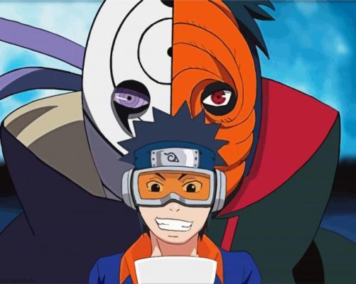 Obito Uchiha Character paint by numbers