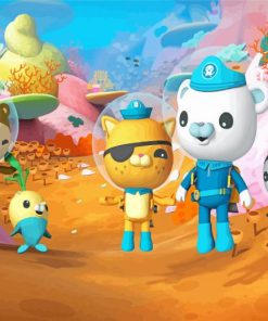 The Octonauts Animation paint by numbers