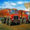 Aesthetics Old Lorries paint by numbers