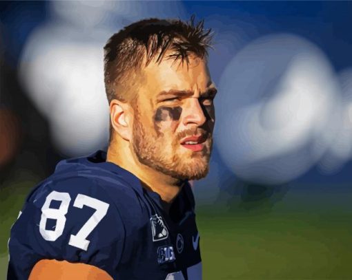 Pat Freiermuth Player paint by numbers