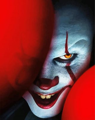 Pennywise Close Up paint by numbers