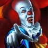 Scary Pennywise Clown paint by numbers