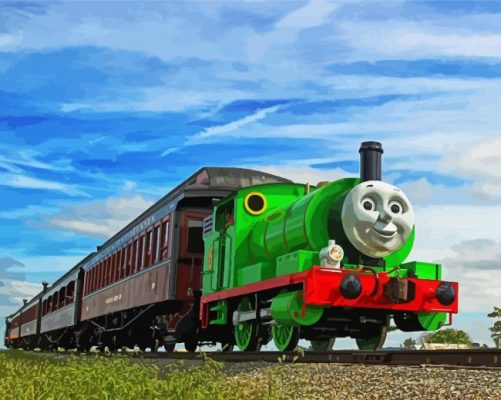 Thomas And Friends paint by numbers