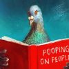 Pigeon Reading Book paint by numbers