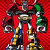 Voltron Character Pop Art paint by numbers