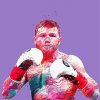 Pop Art Canelo Álvarez paint by numbers