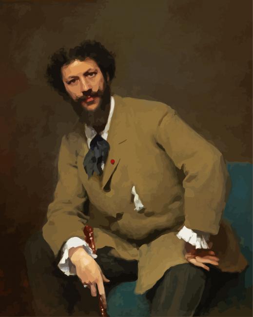 Portrait Of Carlos Duran paint by numbers
