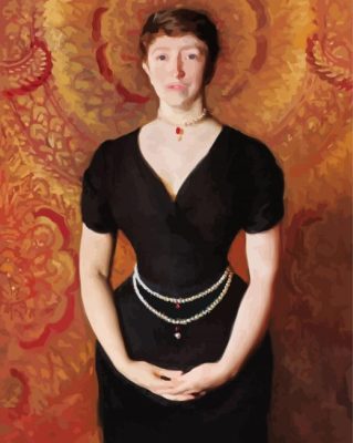 Portrait Of Isabella Stewart Gardner paintt by numbers