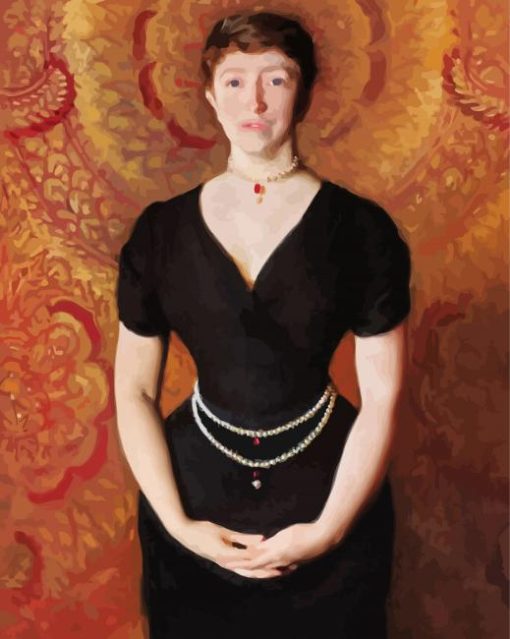 Portrait Of Isabella Stewart Gardner paintt by numbers