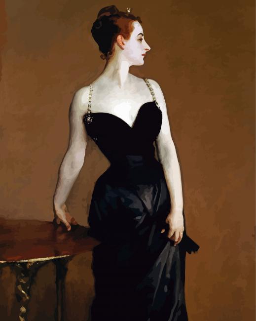 Portrait Of Madame X paint by numbers