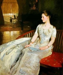 Portrait Of Mrs Cecil Wade paint by numbers