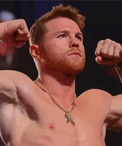 Canelo Álvarez Boxer paint by numbers