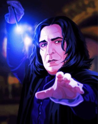 Powerful Professor Severus Snape paint by numbers