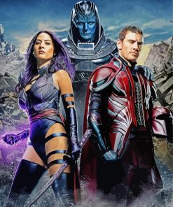 Superheroes Of X Men Apocalypse paint by numbers