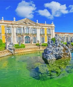 The Palace Of Queluz paint by numbers