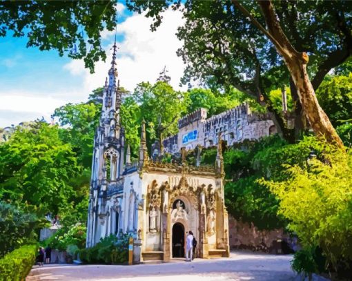 Quinta Da Regaleira paint by numbers