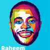 Raheem Sterling Pop Art paint by numbers