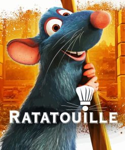 Ratatouille Disney Movie paint by numbers